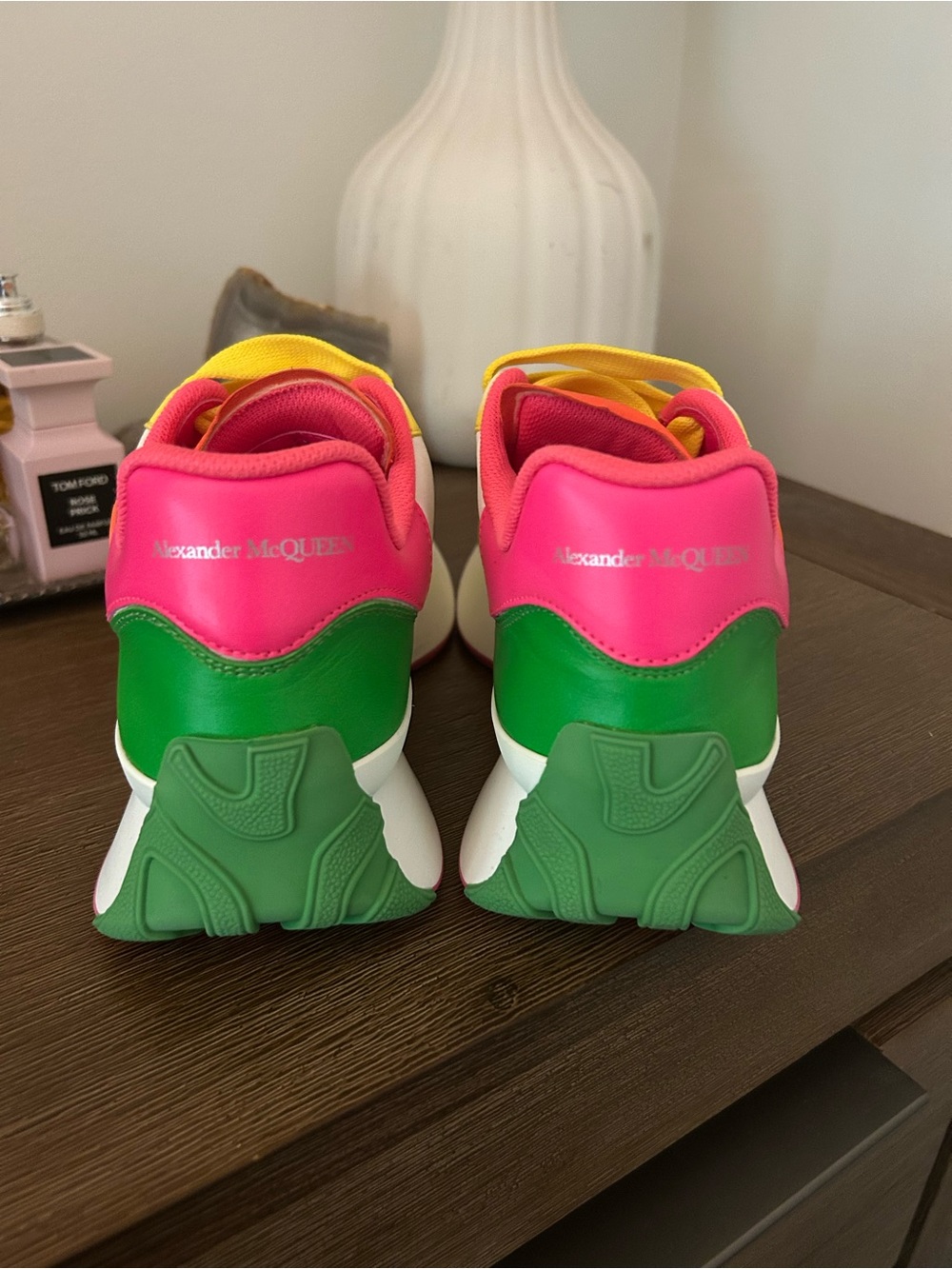 Alexander McQueen Colorblock Sneakers Size 37 - Picture 3 of 8